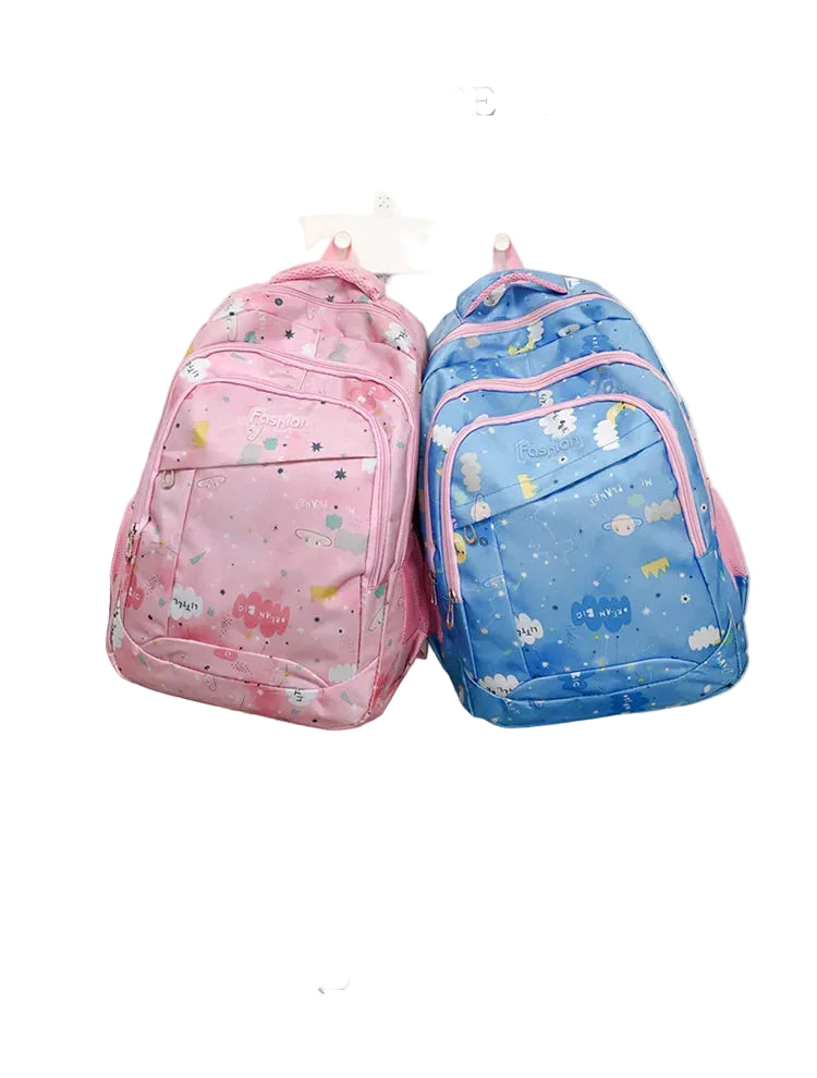 Dream Clouds Backpack — Blue and Purple