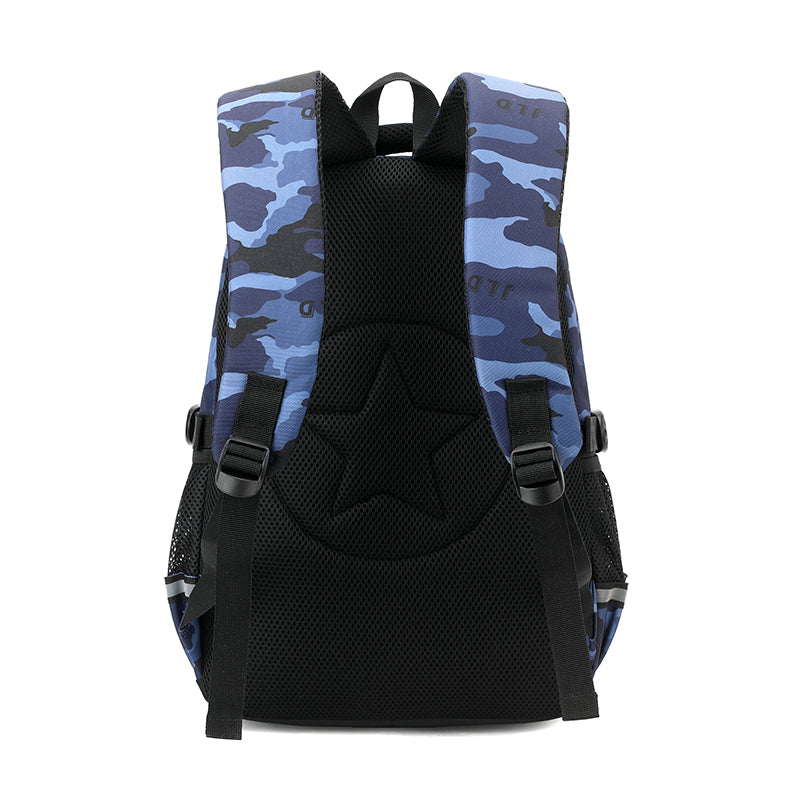 Padded back with spinal support