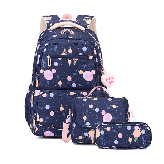 3-in-1 school bag set navy