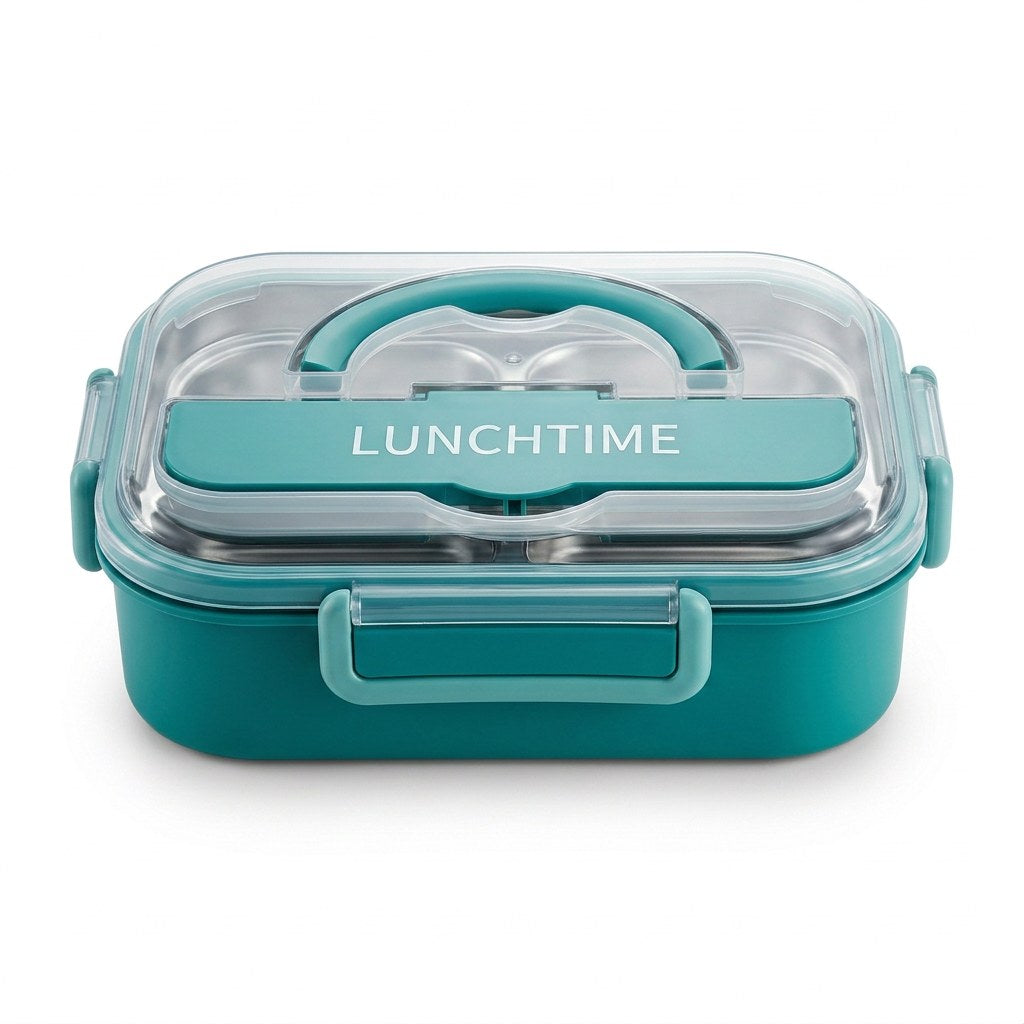 Stainless Steel Bento Lunch Box Nursery - Teal