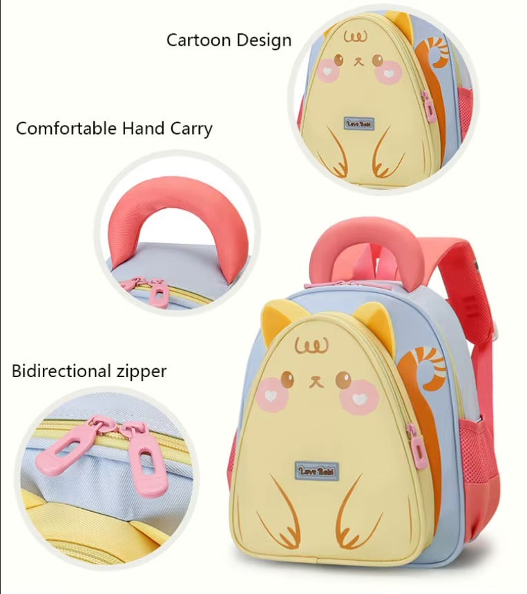 Cat backpack detail
