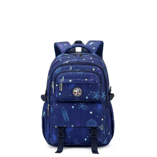Blue galaxy backpack