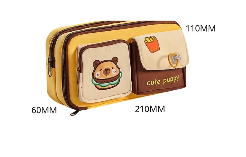 Pencil case size 210 x 110 x 60 mm