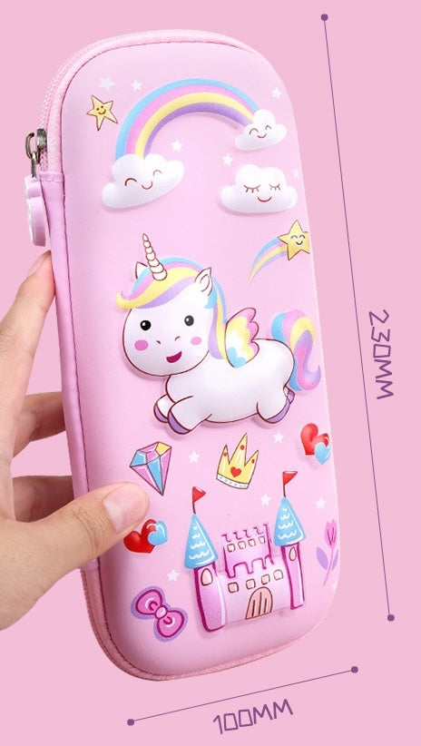 3D EVA pencil case - Unicorn