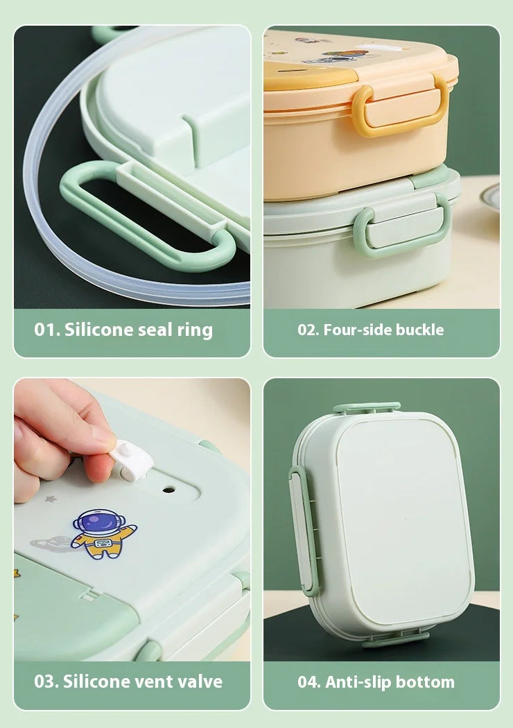 Craft details: silicone seal, buckle, vent valve, anti-slip base