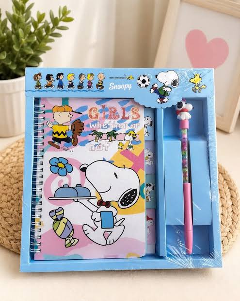 Snoopy copybook set - Pink Picnic