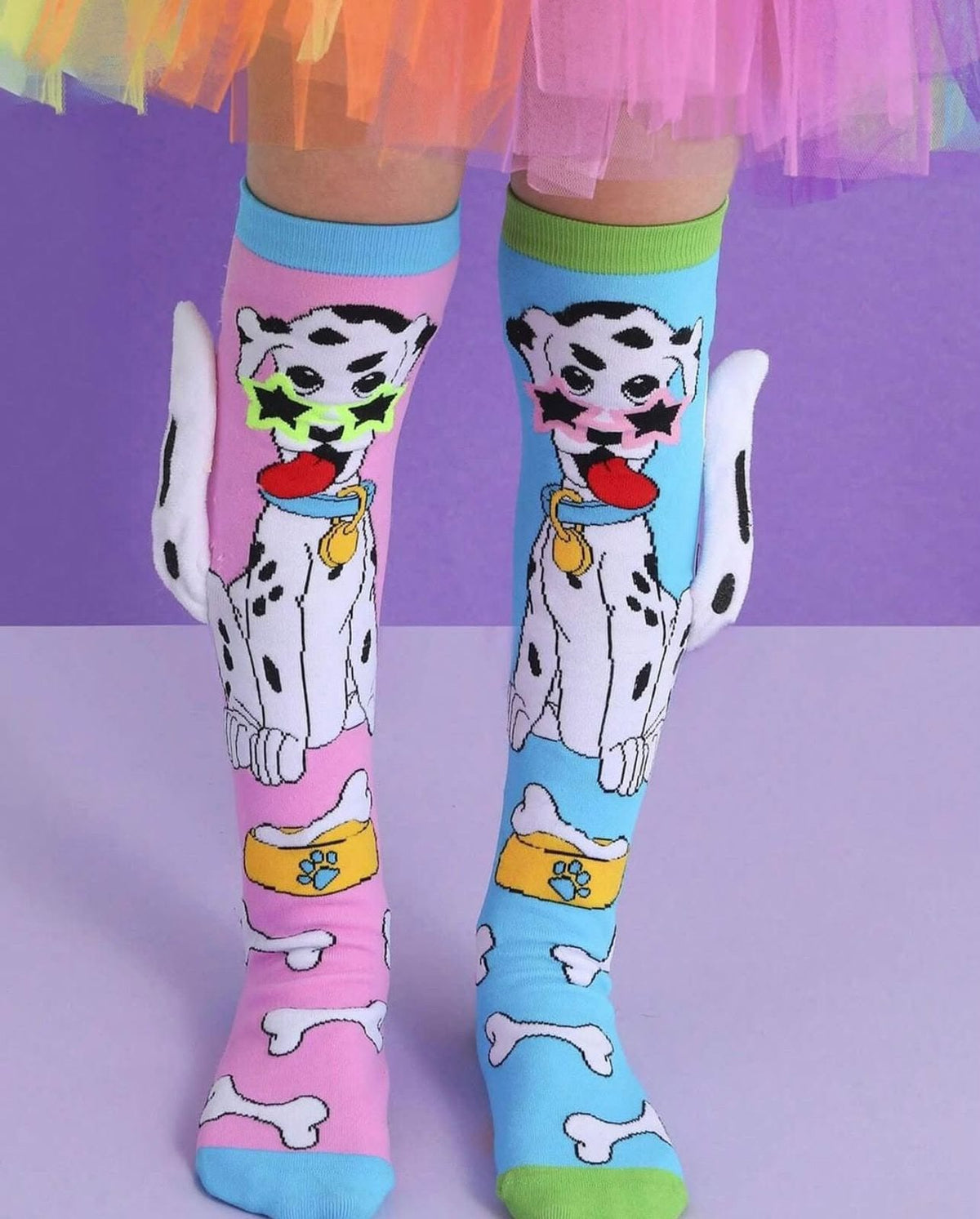 Dalmatian puppy knee-high socks