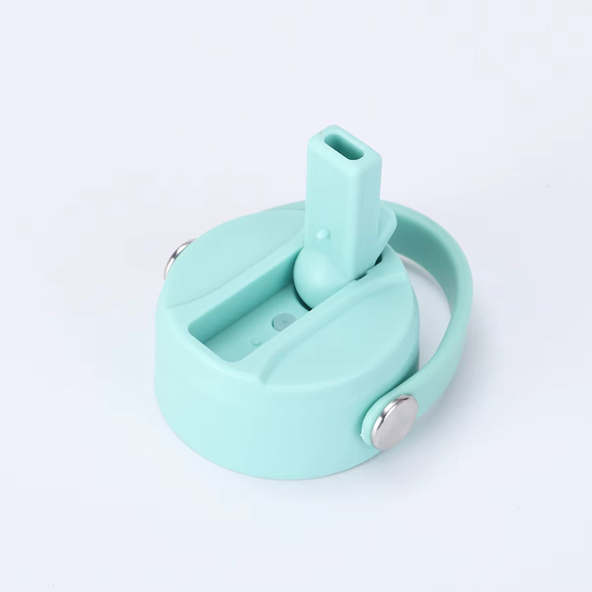 Flip-up straw lid