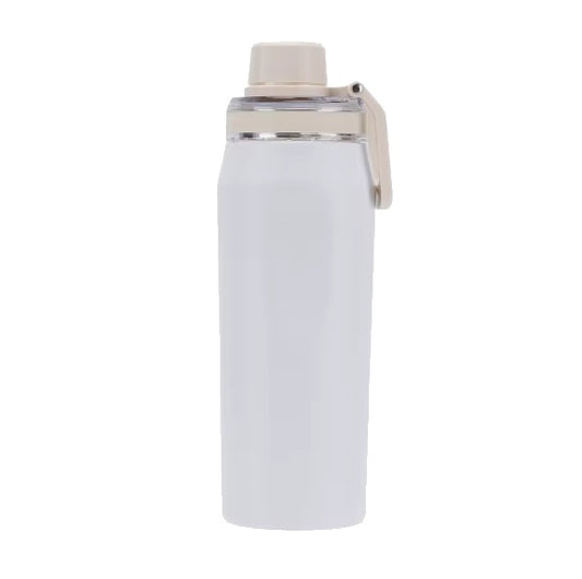 Kids Sports Water Bottle - White