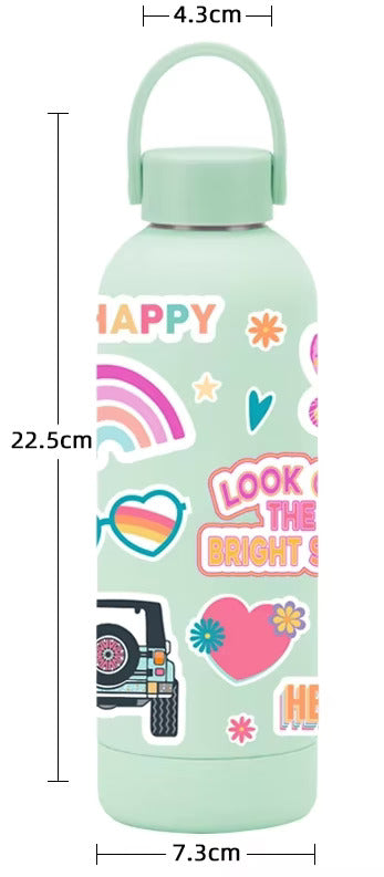 500ml water bottle size