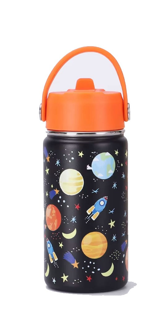 Space insulated kids water bottle